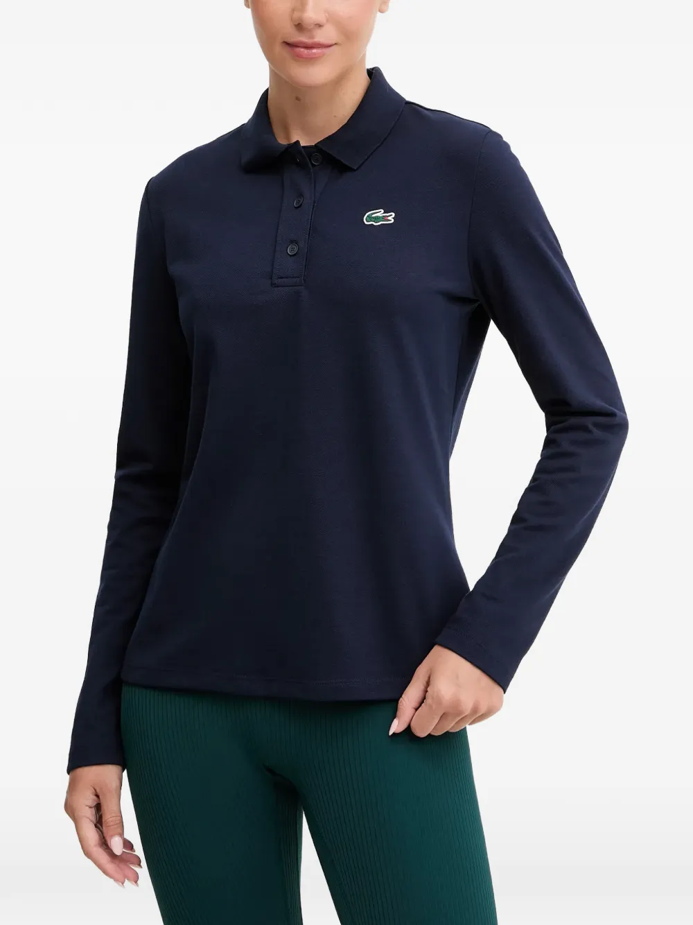 Lacoste long-sleeved polo top - Blue