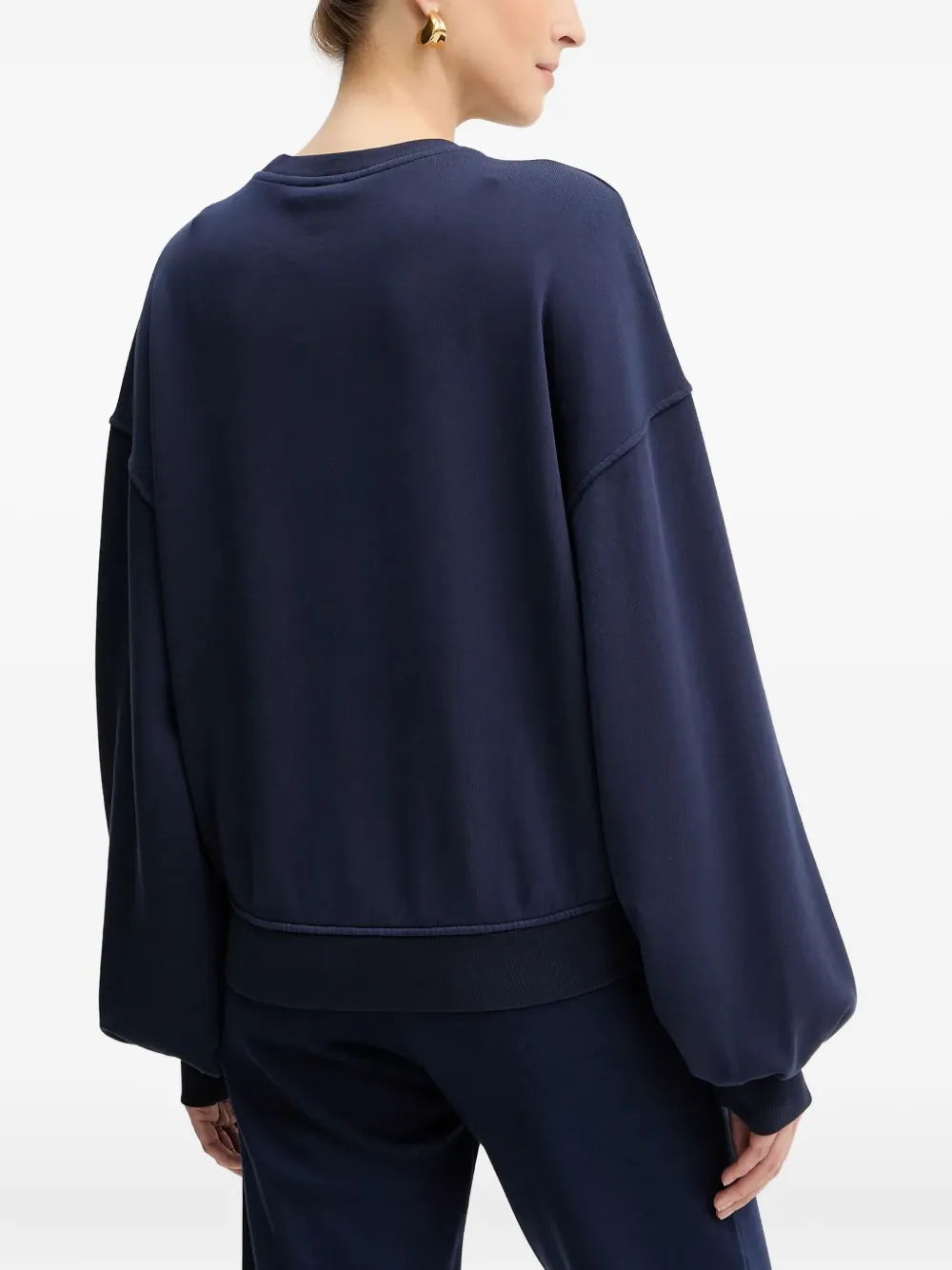 PINKO MALIARDO sweater met ballonmouwen Paars