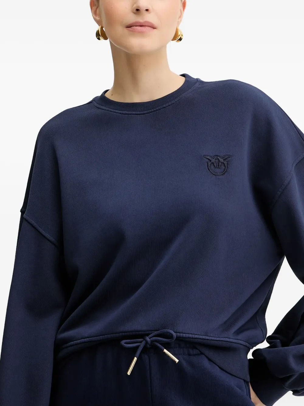 PINKO MALIARDO sweater met ballonmouwen Paars