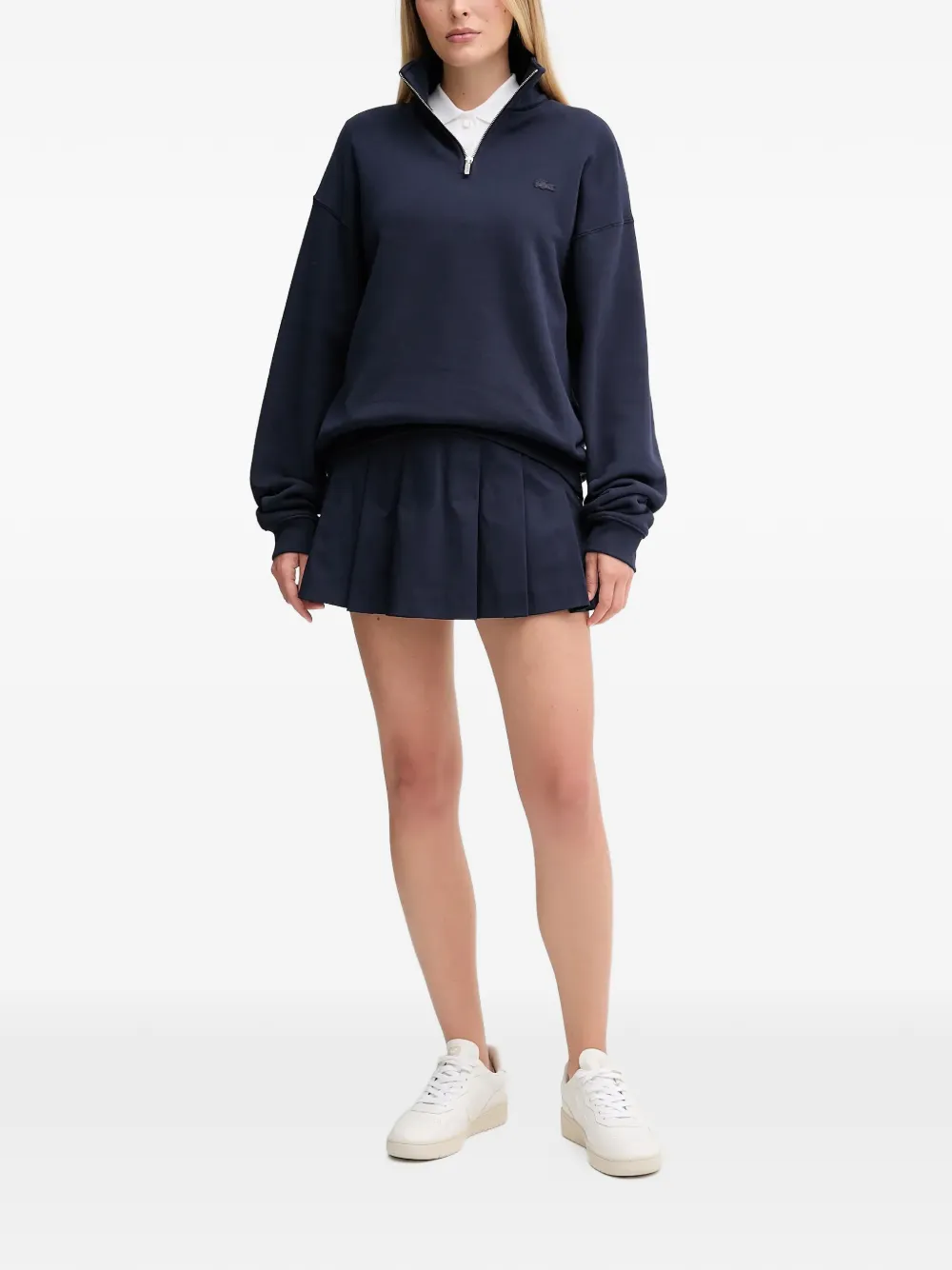  Lacoste Falda Corta Plisada - Azul 