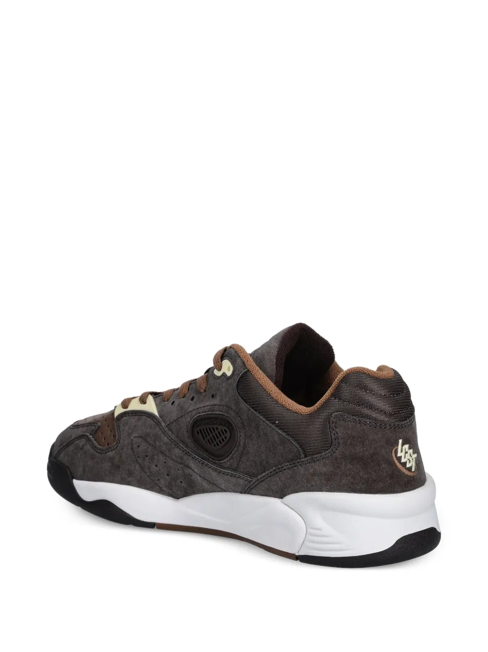 Lacoste Game geperforeerde sneakers Bruin