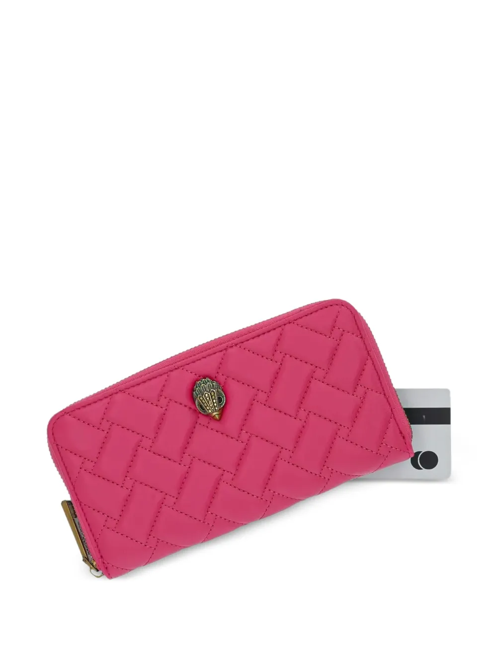 Kurt Geiger London Kensington gewatteerde portemonnee Roze