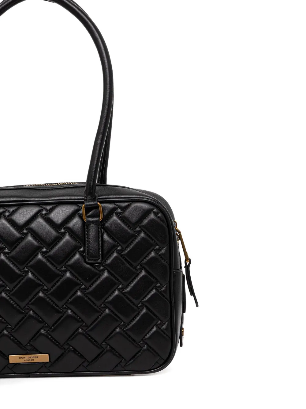 Kurt Geiger London Gewatteerde shopper Zwart