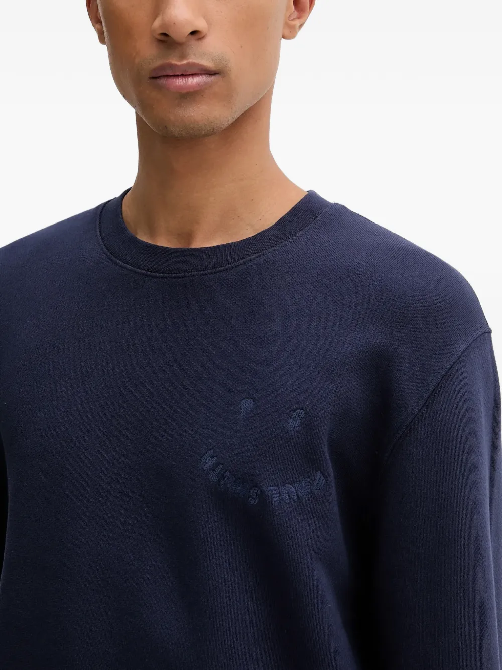 PS Paul Smith Sweater met geborduurd logo Blauw