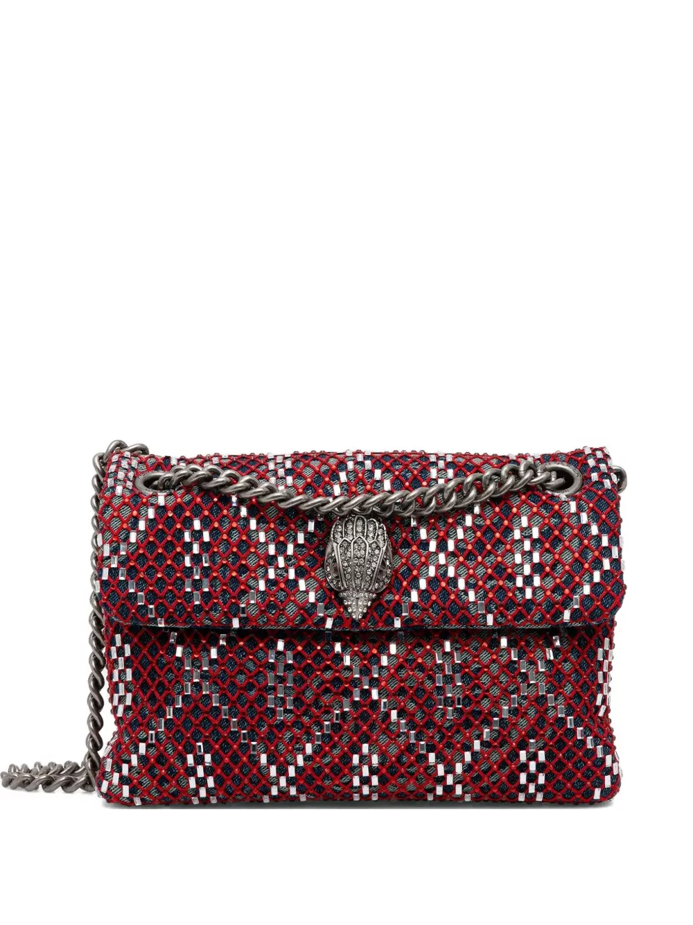 Kurt Geiger Chain-strap Cross Body Bag In Red