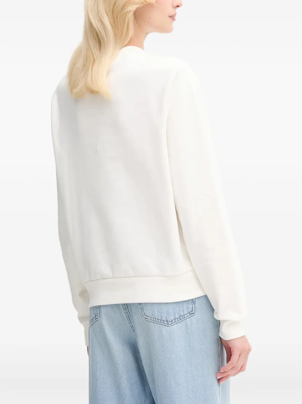  Lacoste Logo Sweatshirt - White 