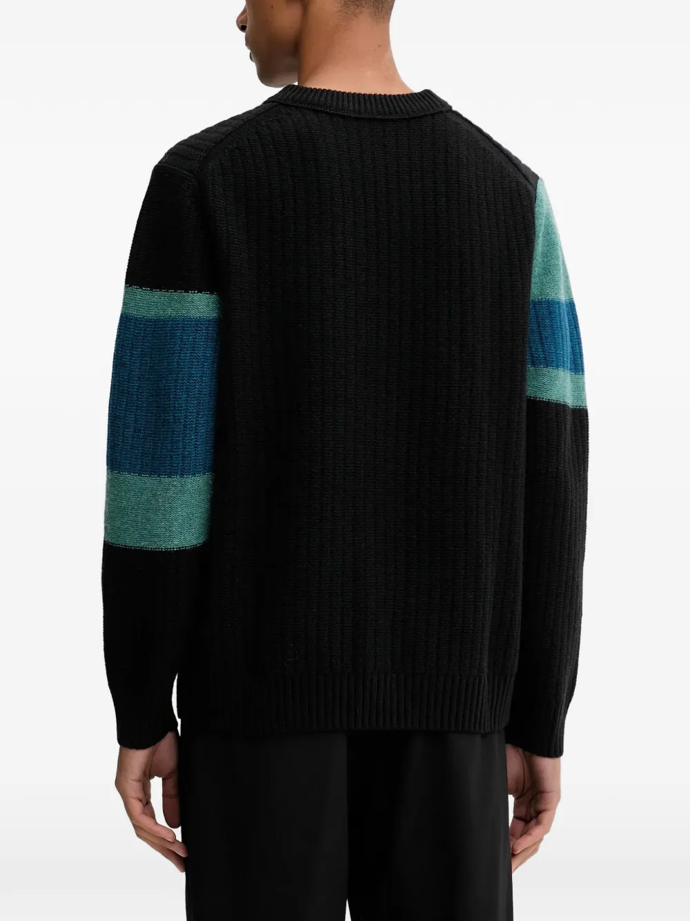  Ps Paul Smith Striped Sweater - Black 