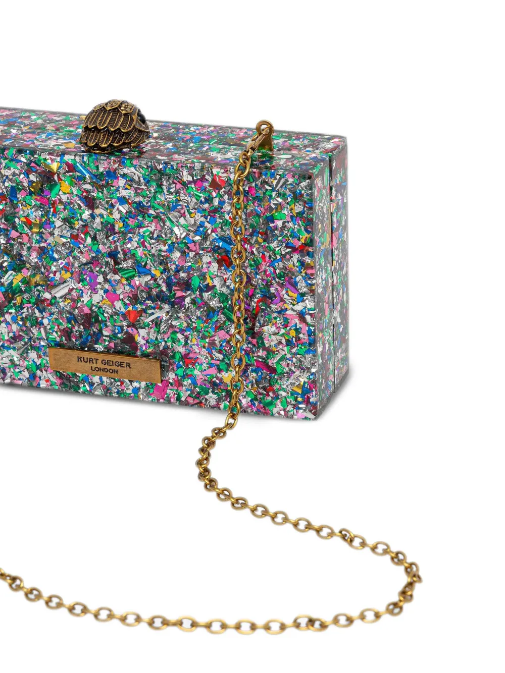 Kurt Geiger Eagle Head-detail Mini Bag In Blue