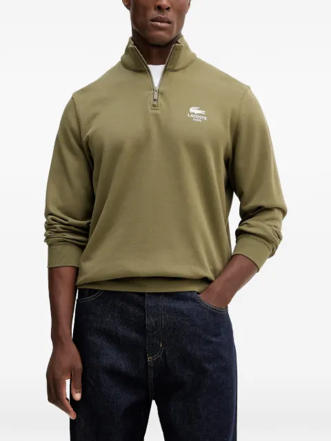 Lacoste half-zip logo sweater