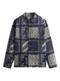 KITH bandana-print shirt - Blue