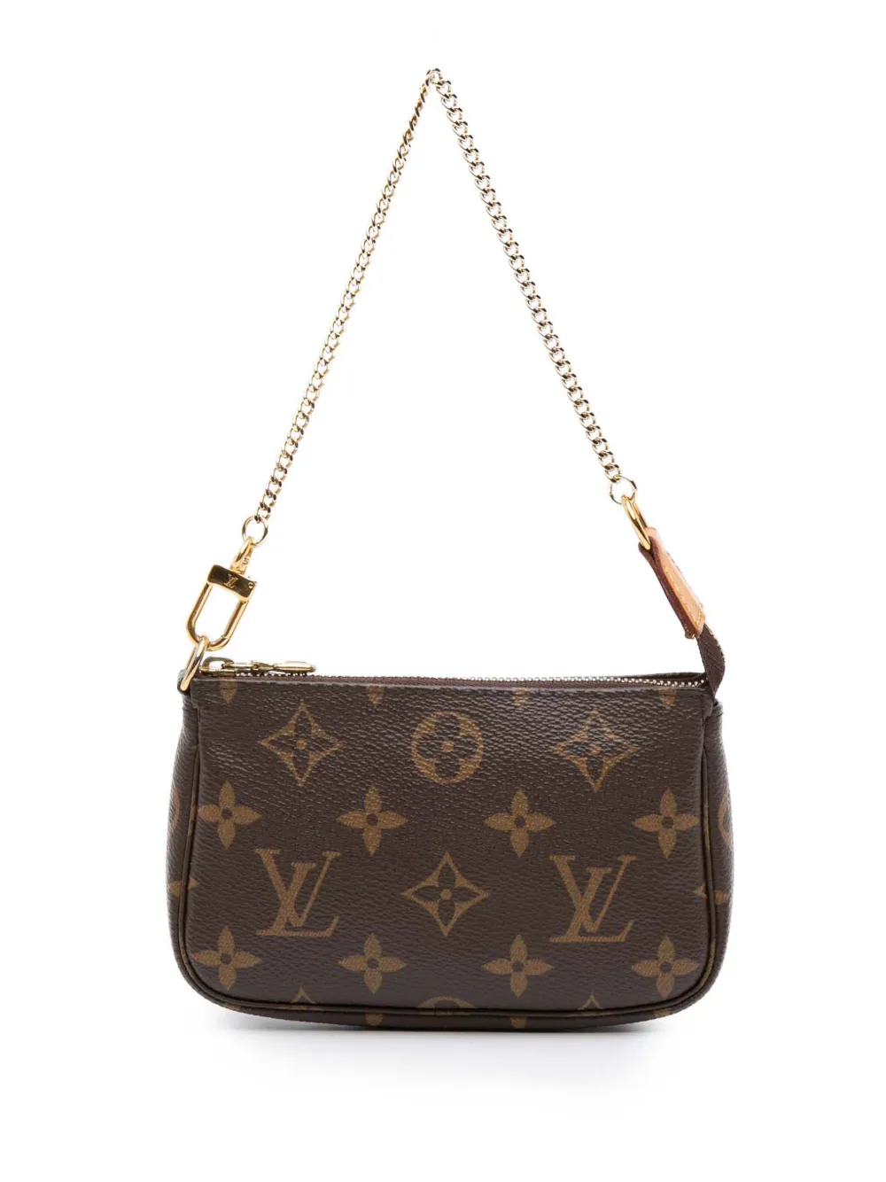 Louis Vuitton Pre-Owned 2021 モノグラム ミニ ポシェット アクセソワール ハンドバッグ - ブラウン Louis Vuitton Pre-Owned 2021 モノグラム ミニ ポシェット アクセソワール ハンドバッグ - ブラウン