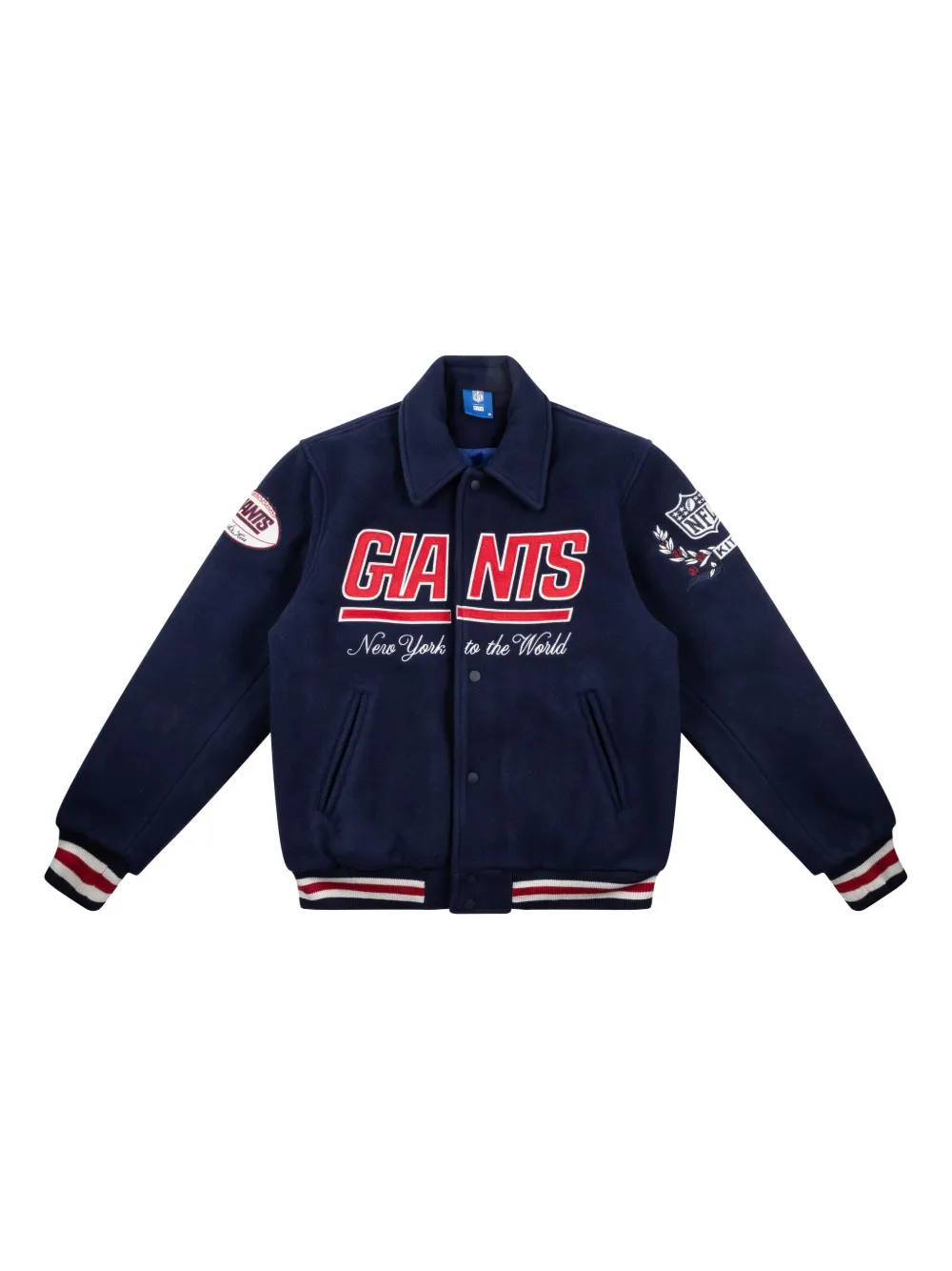 KITH Giants varsity jacket | Blue | Image 1