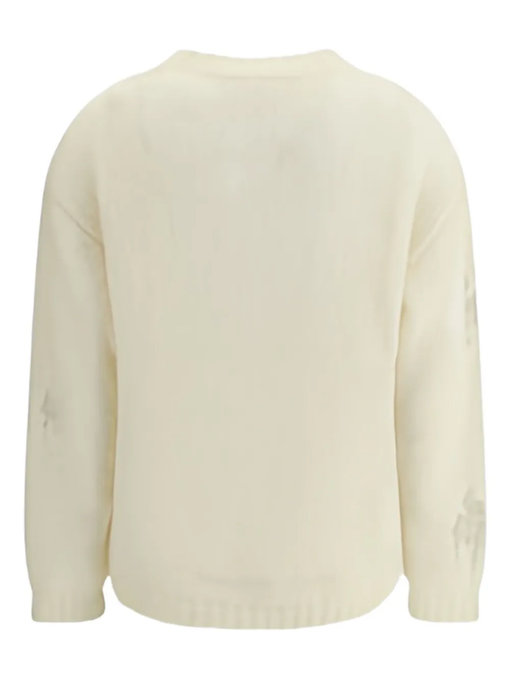 Fabiana Filippi Ripped-effect Sweater In Neutral
