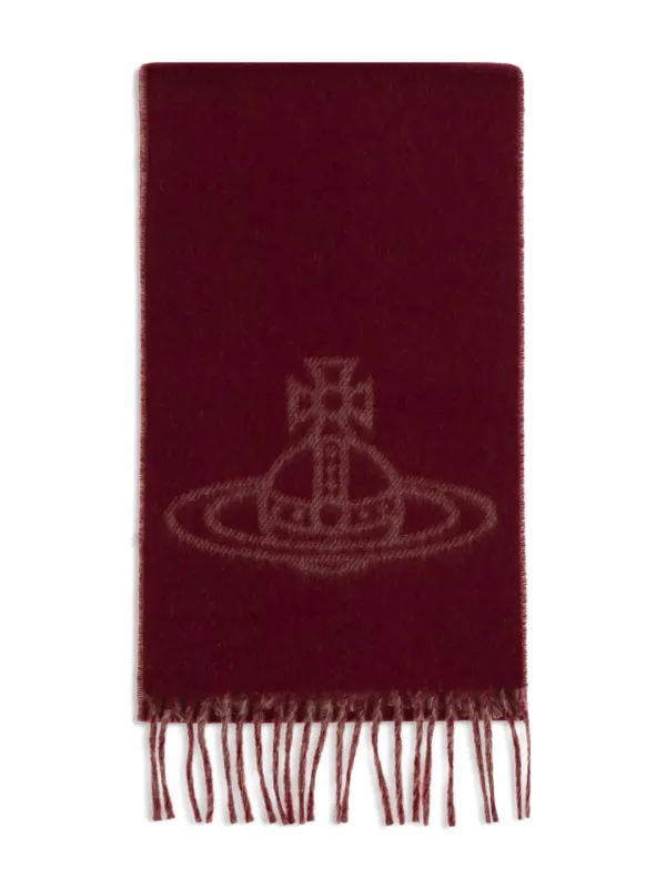 Vivienne Westwood orb-embellished Reversible Scarf