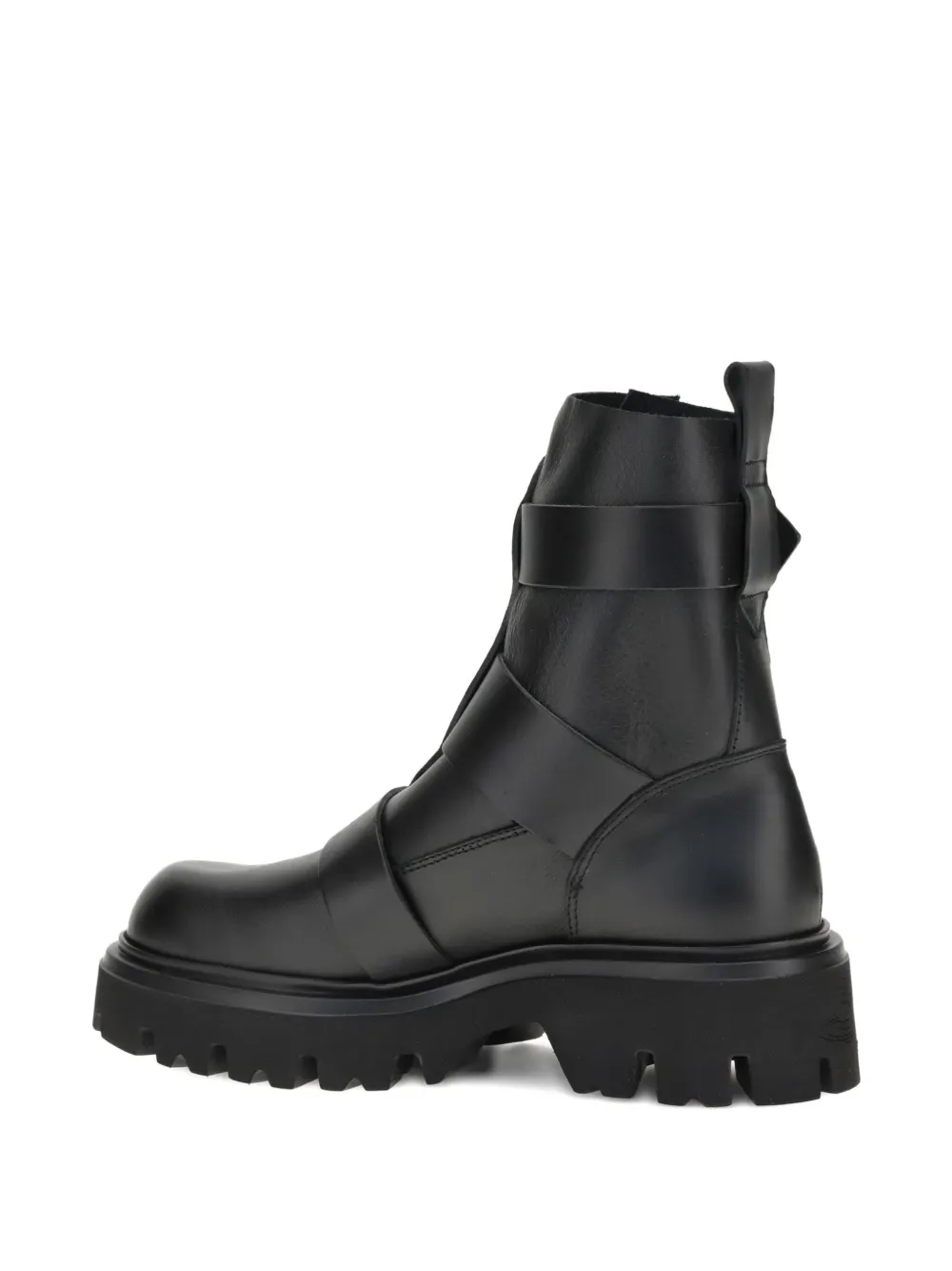 Vivienne Westwood Ankle Boots With Chunky Sole And Pull Tab In Black