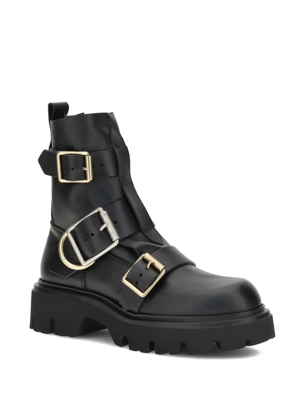 Vivienne Westwood Empire buckle-straps boots Black