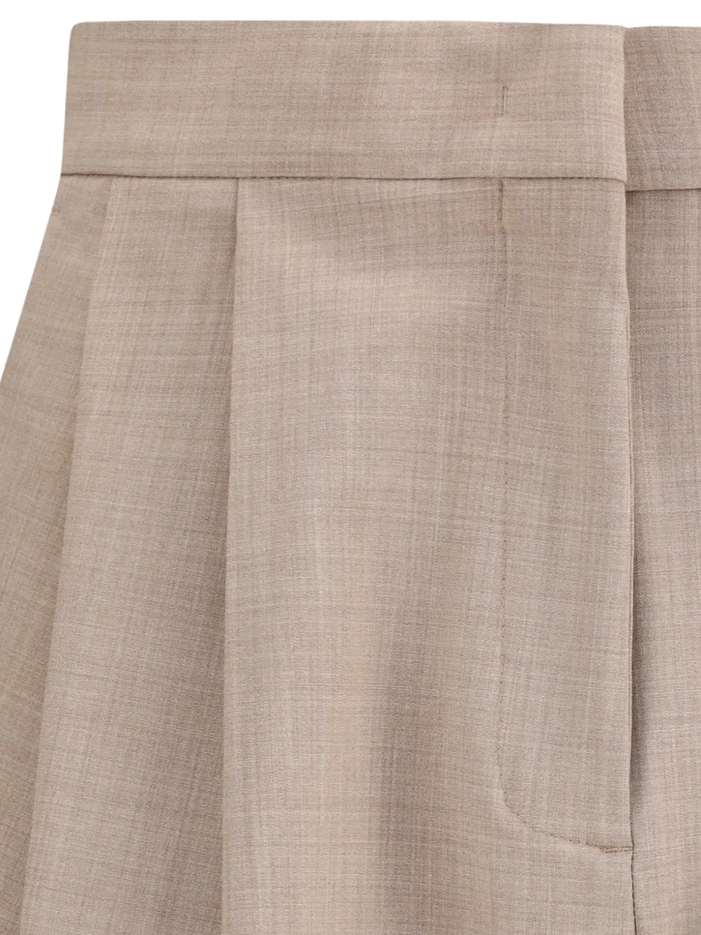 Fabiana Filippi Pleated Front Trousers In Neutral