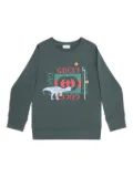 Gucci Kids dinosaur-print sweatshirt - Green