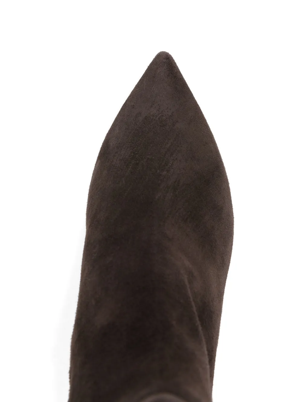 Pomme D'or 60mm Henriette Pointed-toe Ankle Boots In Brown