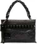 Gucci Pre-Owned 2016-2025 GG Imprime Studded shoulder bag - Black