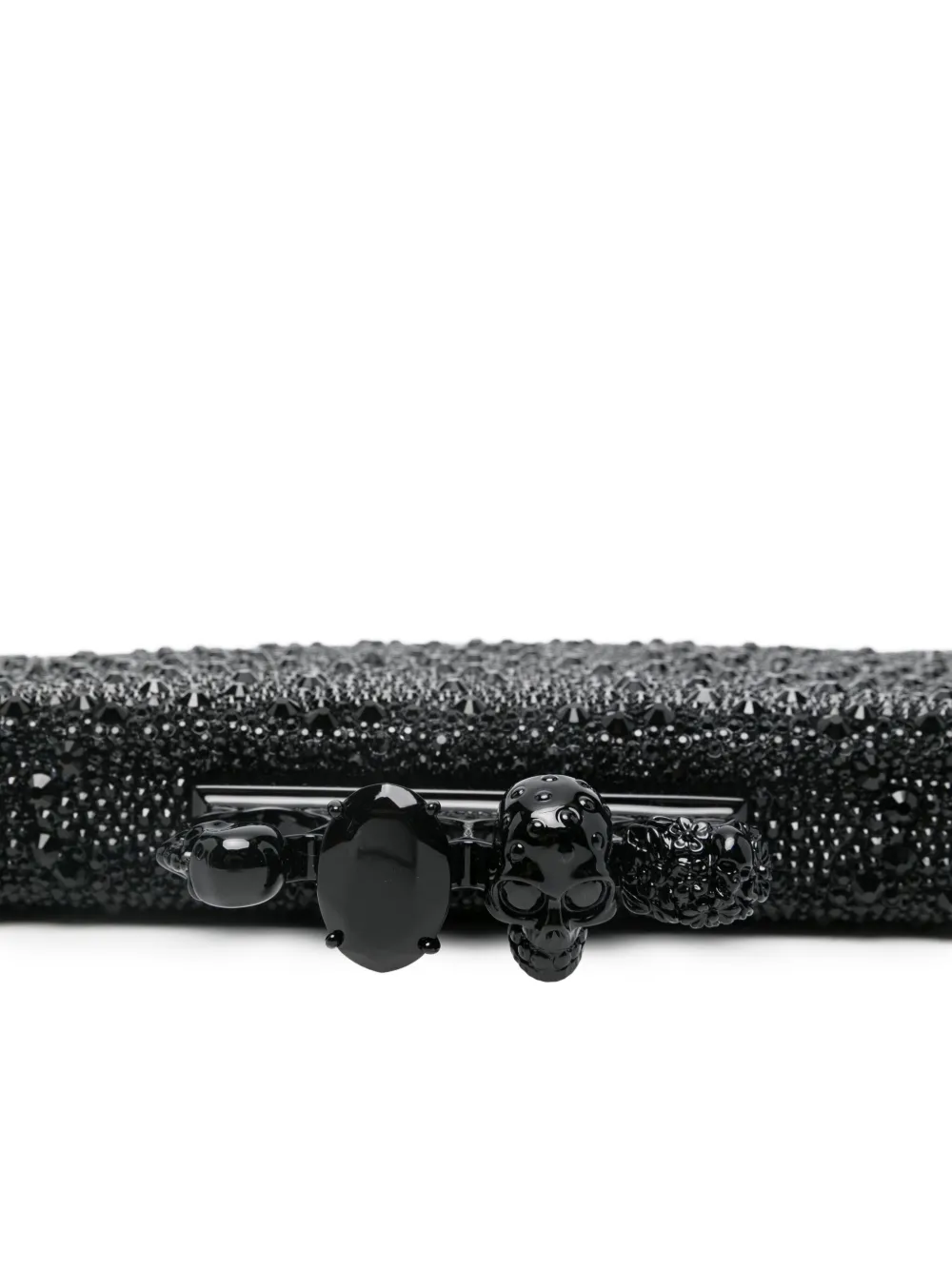 Alexander McQueen Skull Knuckle clutch Zwart
