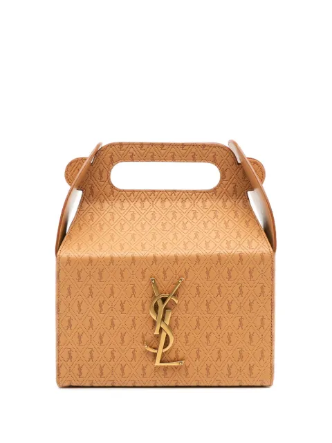 Saint Laurent Pre-Owned 2022 Monogram Leather Take Away Box Bag handbag