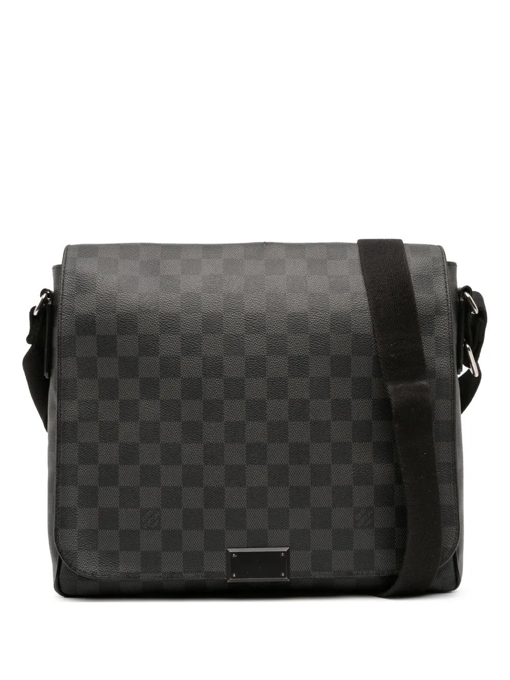 Louis Vuitton Pre-Owned 2015 Damier Graphite District MM crossbody bag | Black | Image 1