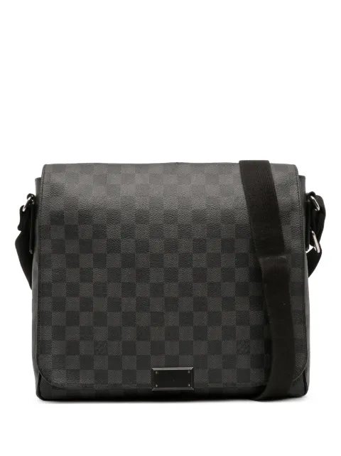 Louis Vuitton Pre-Owned 2015 Damier Graphite District MM crossbody bag