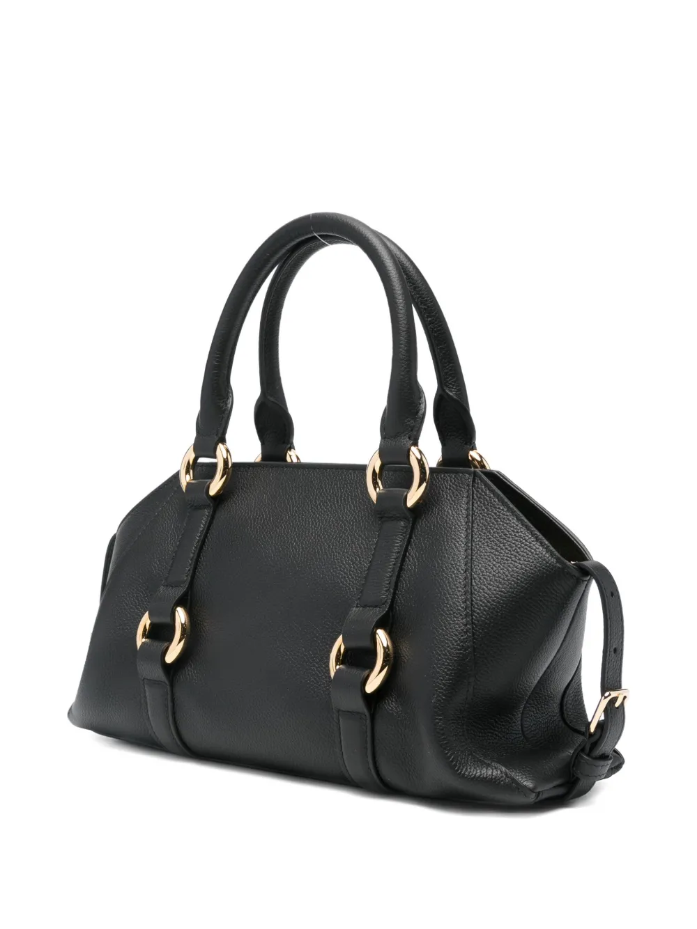 Alexander Mcqueen Small Farringdon Tote Bag In Black