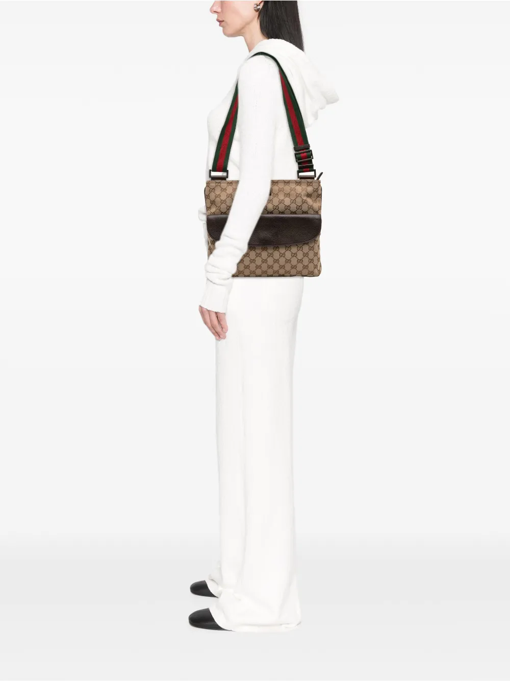 Gucci Pre-Owned 2016-2025 GG Canvas Web crossbody bag | Pre-Owned | Image 2