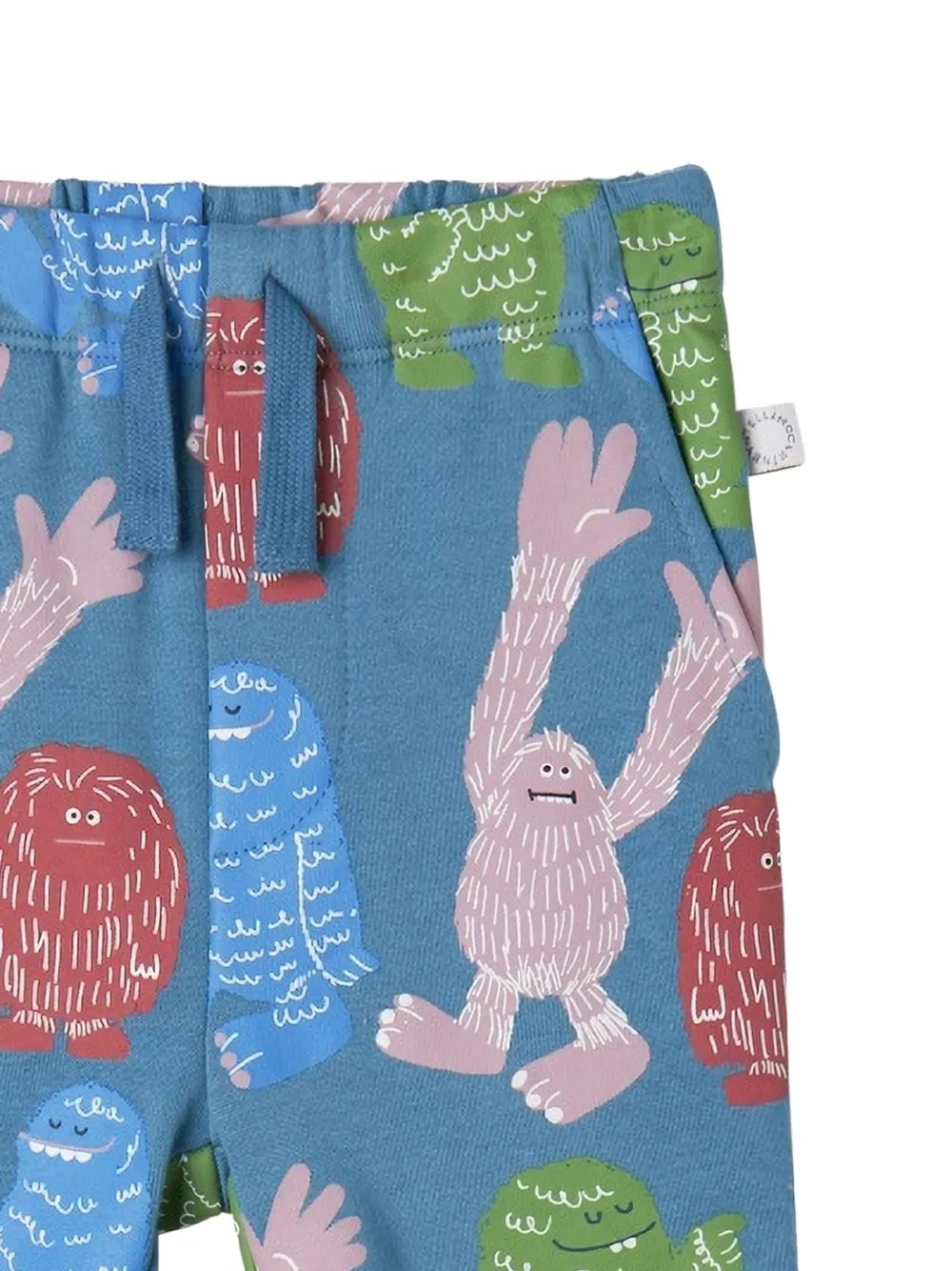 Stella McCartney Kids Trainingsbroek met print Blauw