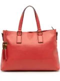 Gucci Pre-Owned 2016-2025 Leather Bamboo Tassel satchel - Red