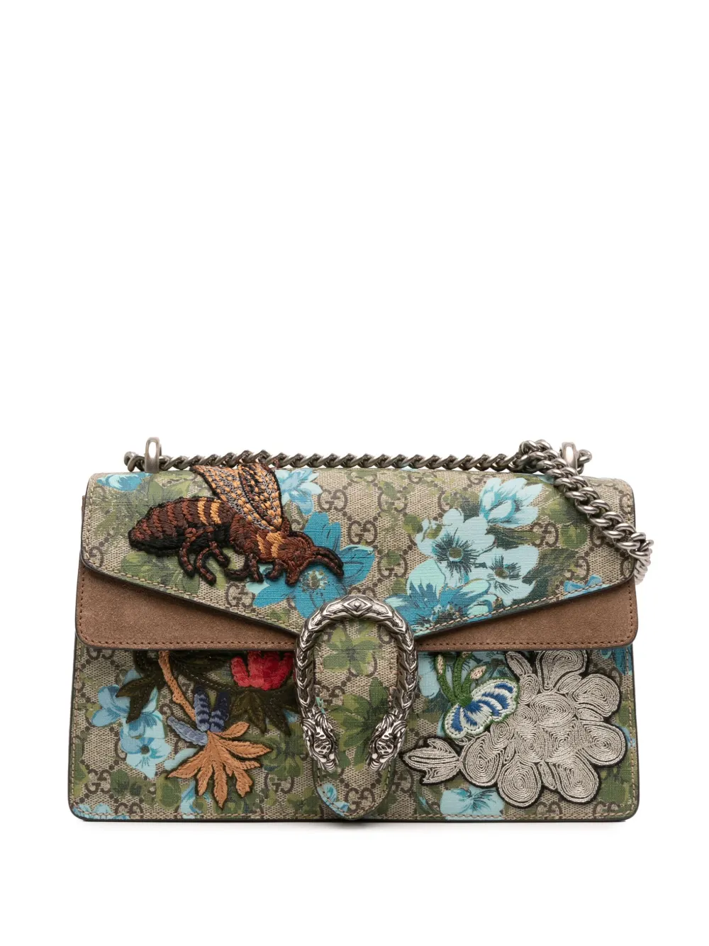 Gucci Pre-Owned 2016-2025 ミディアム GGスプリーム ブルームス アンド ビー ディオニュソス ショルダーバッグ Gucci Pre-Owned 2016-2025 ミディアム GGスプリーム ブルームス アンド ビー ディオニュソス ショルダーバッグ