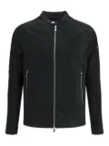 Tatras double-slider zip suede leather jacket - Black