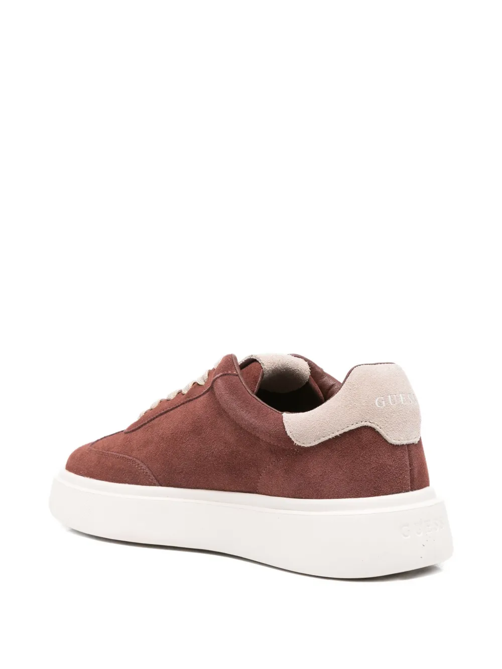GUESS USA Suède sneakers Bruin