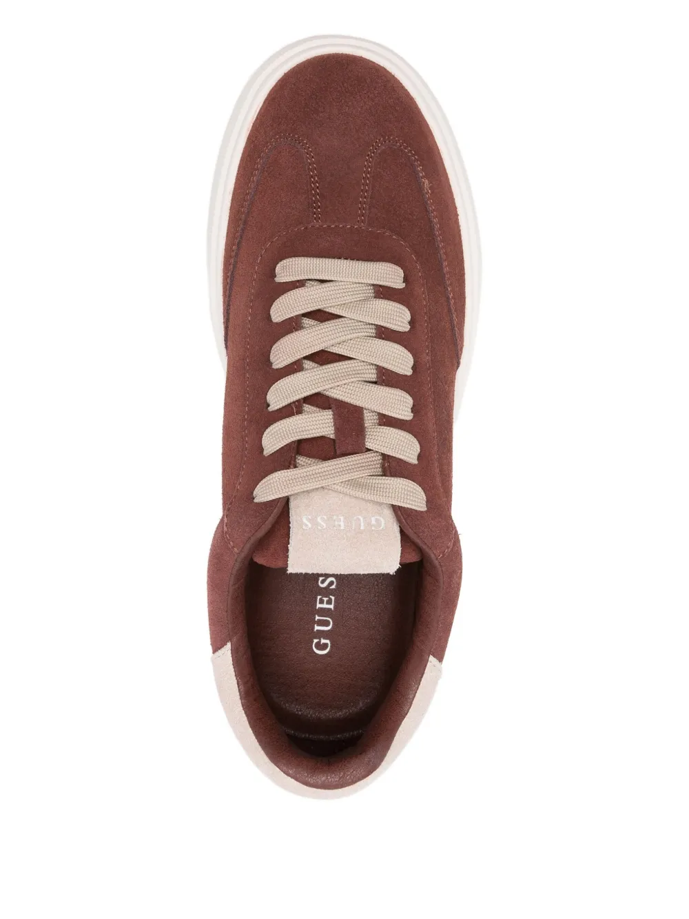 GUESS USA Suède sneakers Bruin