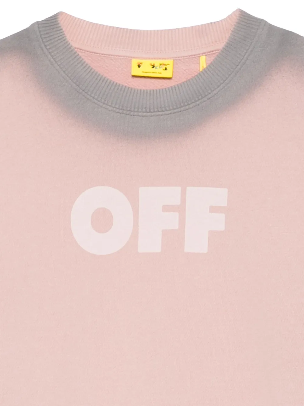 Off-White Kids Sweater met logoprint Roze