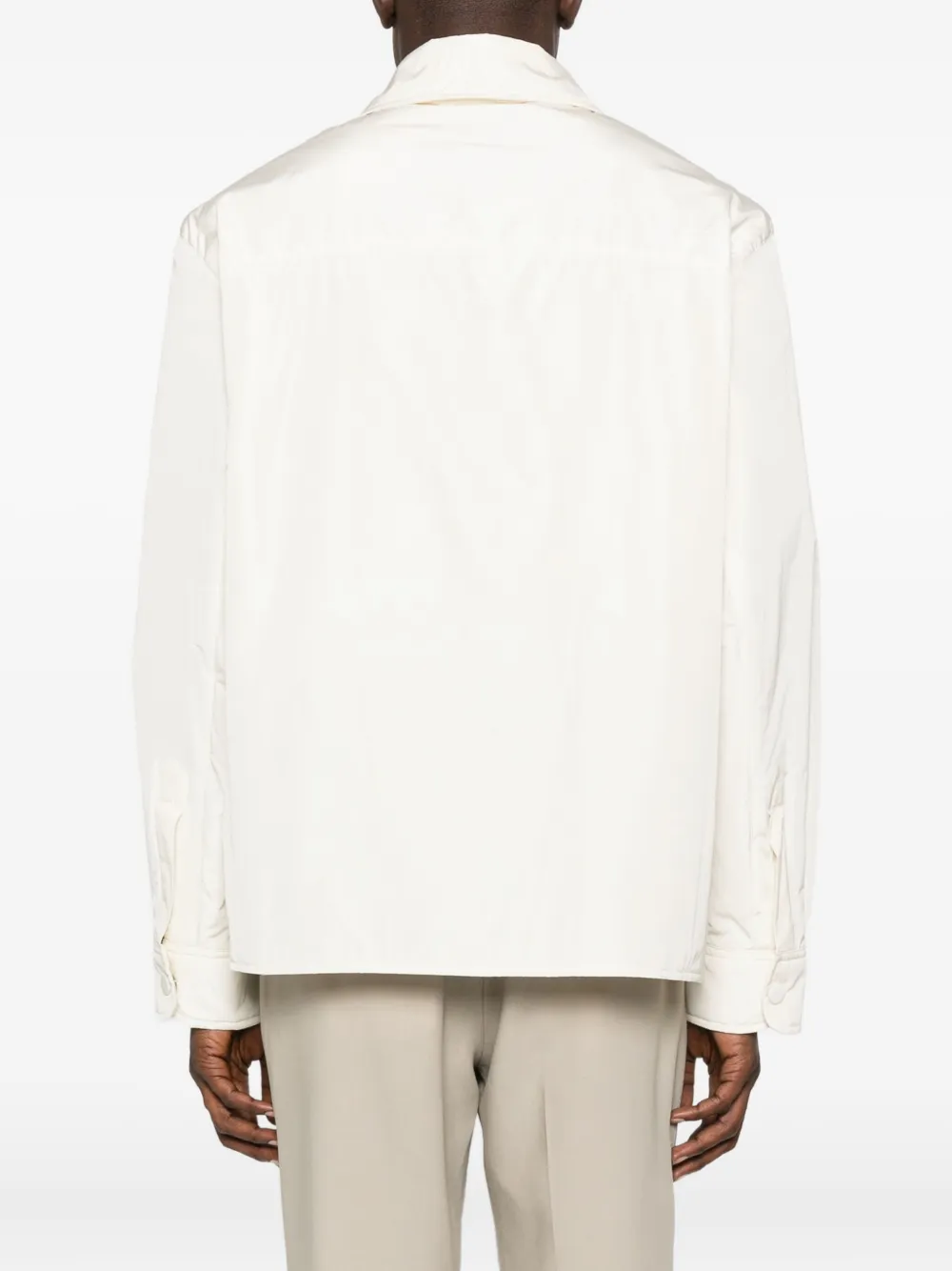 Ami Alexandre Mattiussi Button-down Overshirt In White