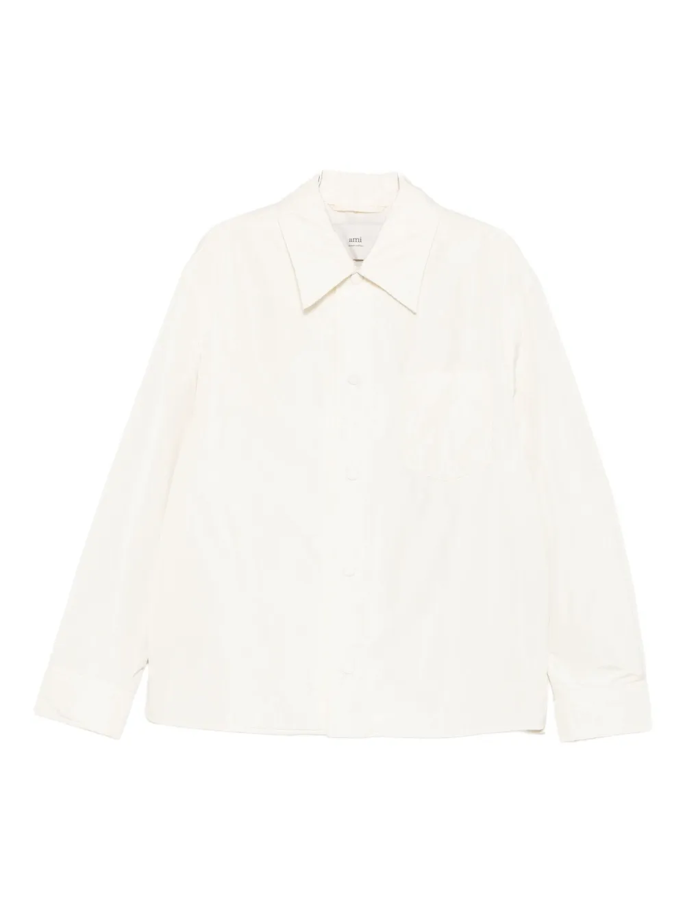 Ami Alexandre Mattiussi Button-down Overshirt In White