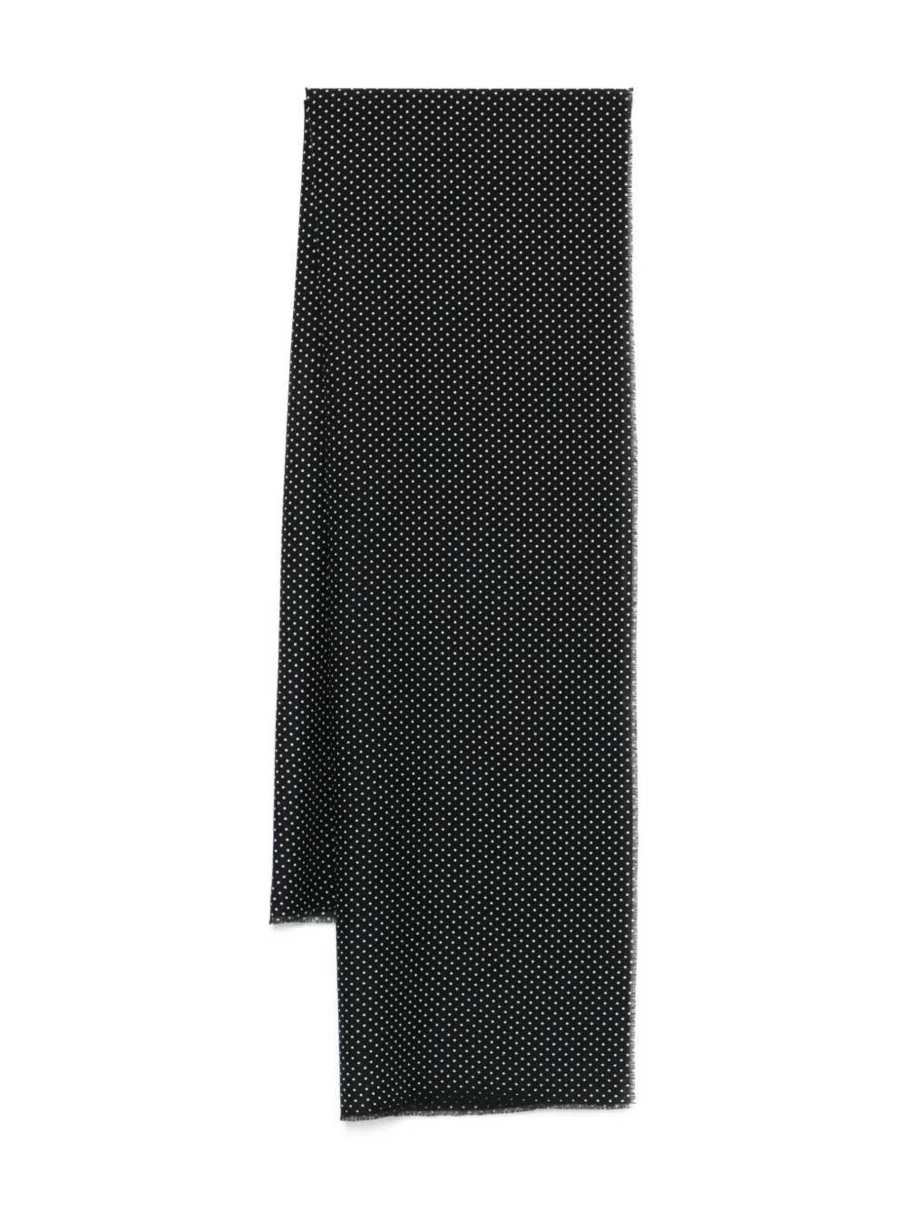 Cenere GB polka-dot scarf - ブラック Cenere GB polka-dot scarf - ブラック