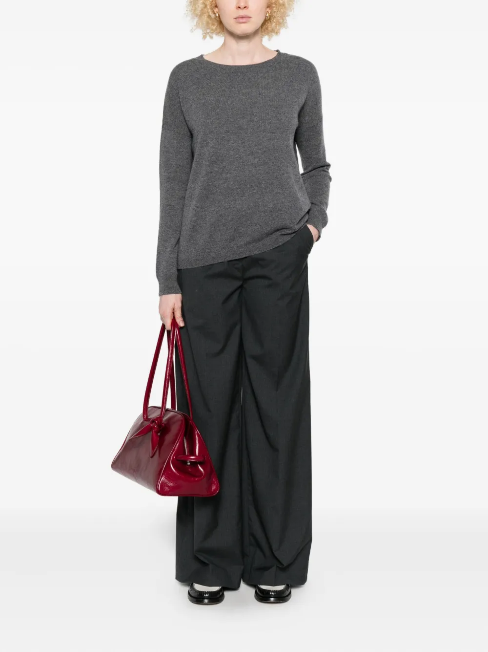 Lisa Yang round-neck long-sleeve sweater | Knitted Sweaters | Image 2