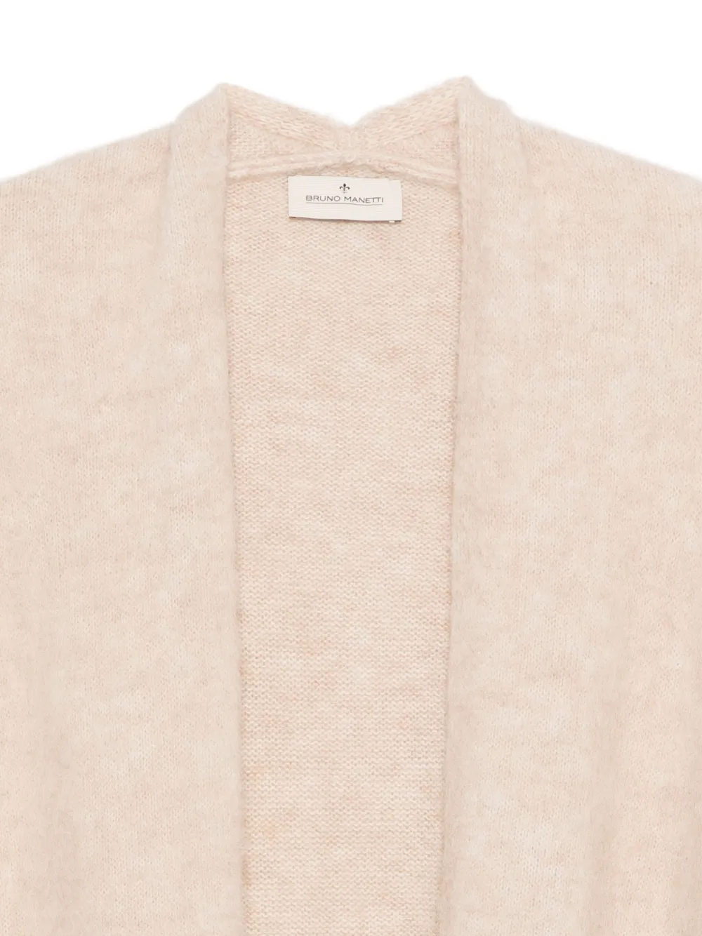 Bruno Manetti Pocketed Cardigan In Neutral