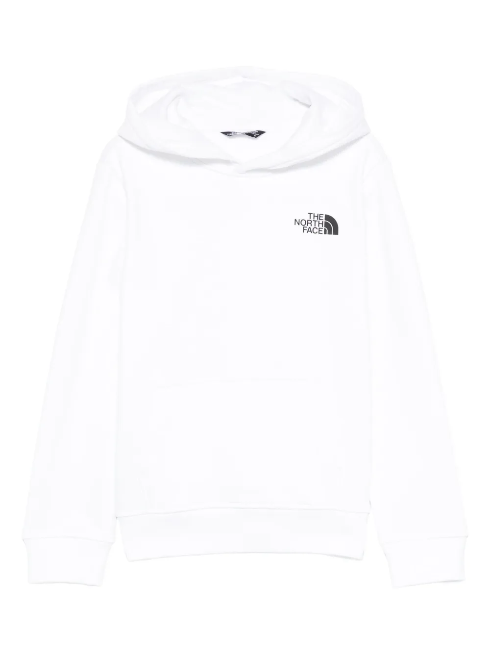 The North Face Logo-embroidered Hoodie In White
