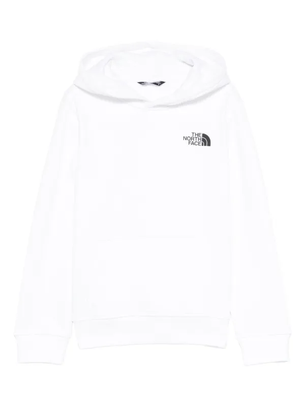 white north face sweatshirt
