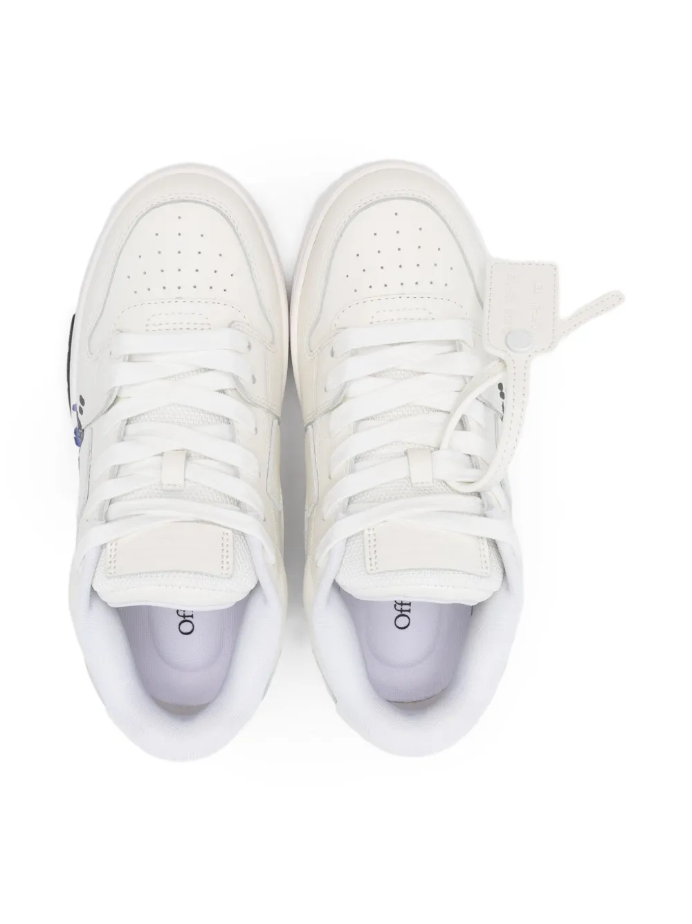 Off-White Kids Sneakers met print Wit