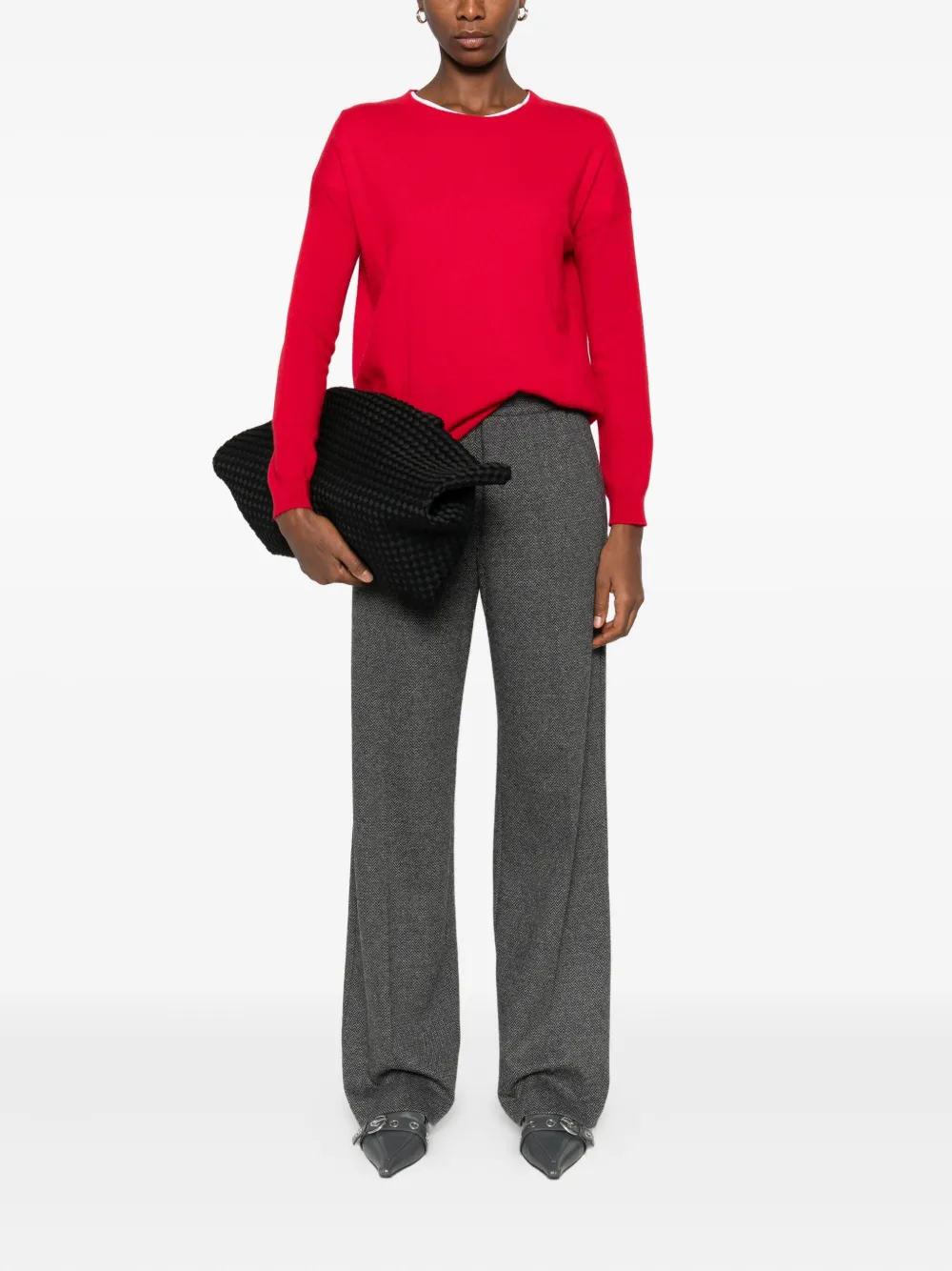 Lisa Yang round-neck long-sleeve jumper | Knitted Sweaters | Image 2