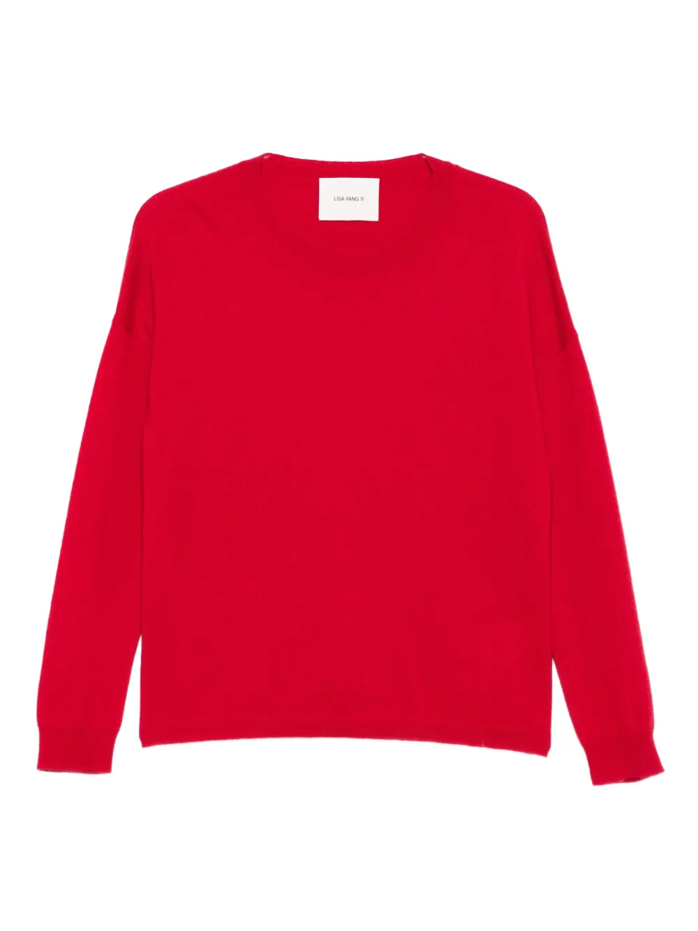 Lisa Yang round-neck long-sleeve jumper | Red | Image 1