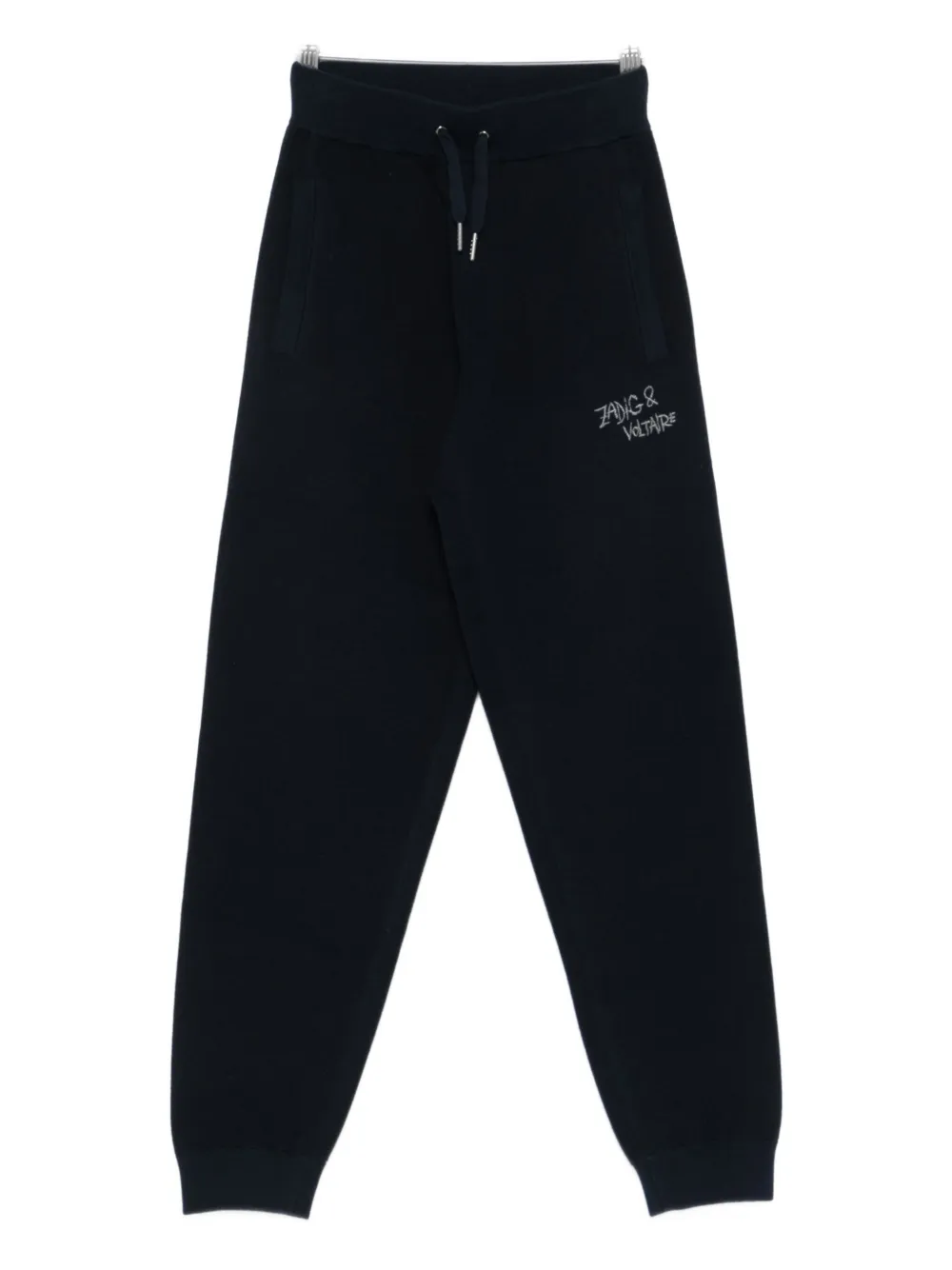 Zadig & Voltaire Logo-embroidered Track Pants In Black