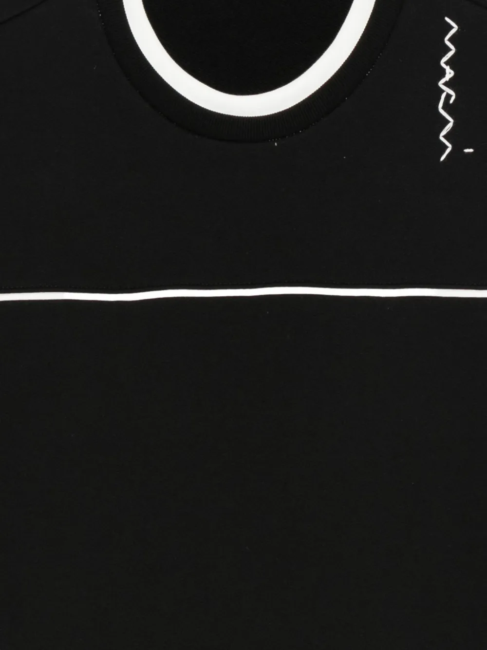 Marni Panelled Crew-neck Sweatshirt In Black