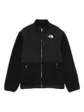 The North Face Kids fleece zip-up coat - Black